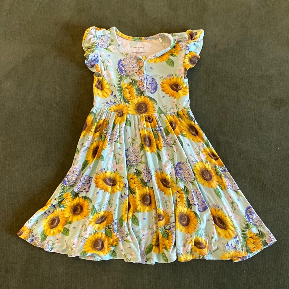 Posh peanut sunflower dress